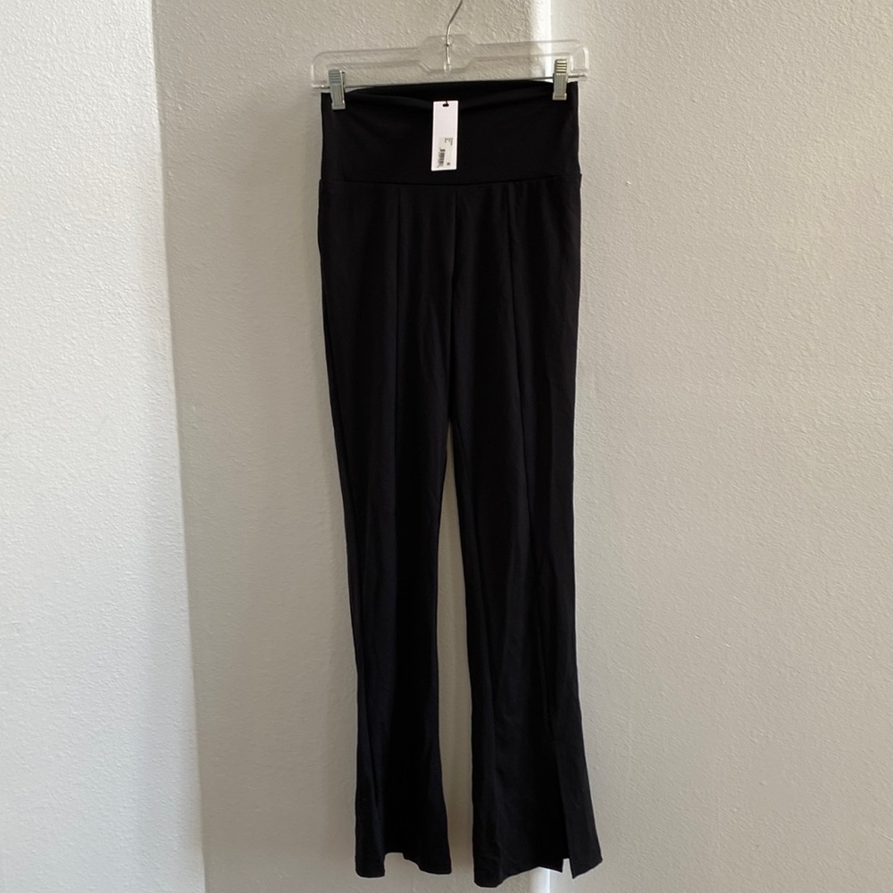 Steve Madden Black Leggings with Slits Size XS NEW